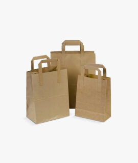 Large Brown paper Bags with  Handles